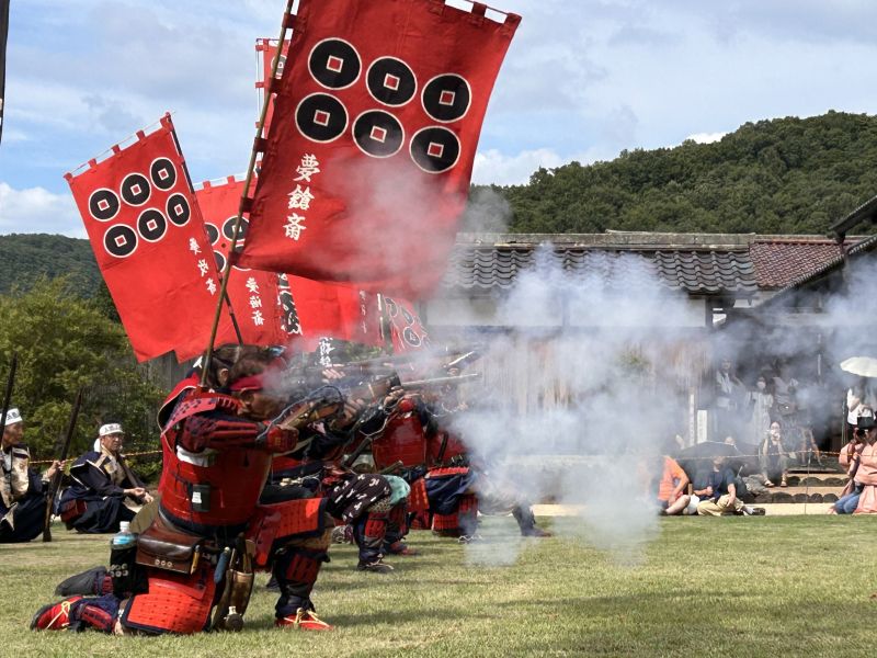 (イメージ)鉄砲隊演武(むらまつり)