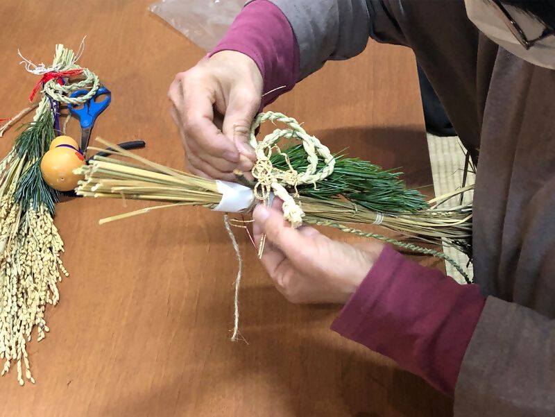 (イメージ)お正月飾りを手作りで…
