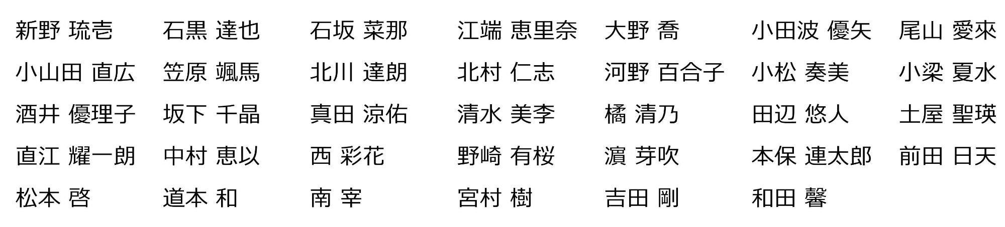 第4期名簿