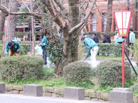 広坂通り等一斉清掃を実施しました