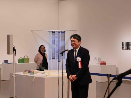金沢全州姉妹都市交流「全州の韓紙と工芸展」開会式