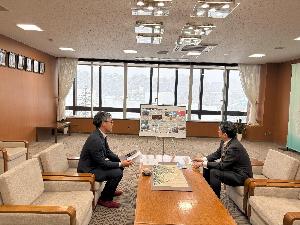 犀川周辺エリア魅力向上整備基本計画市長報告写真