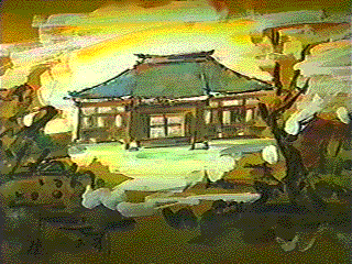 ぼんやりと描かれた妙慶寺のイラスト