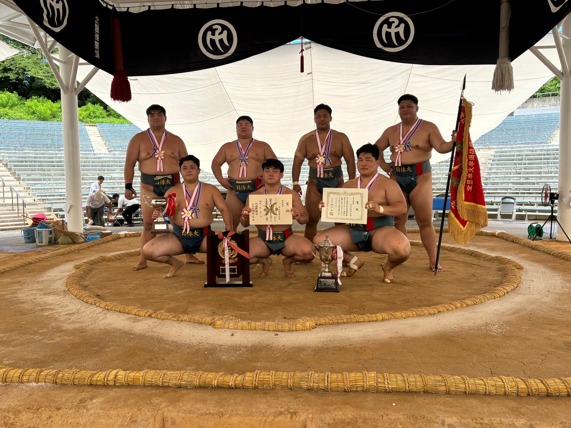 大学相撲2025 団体優勝
