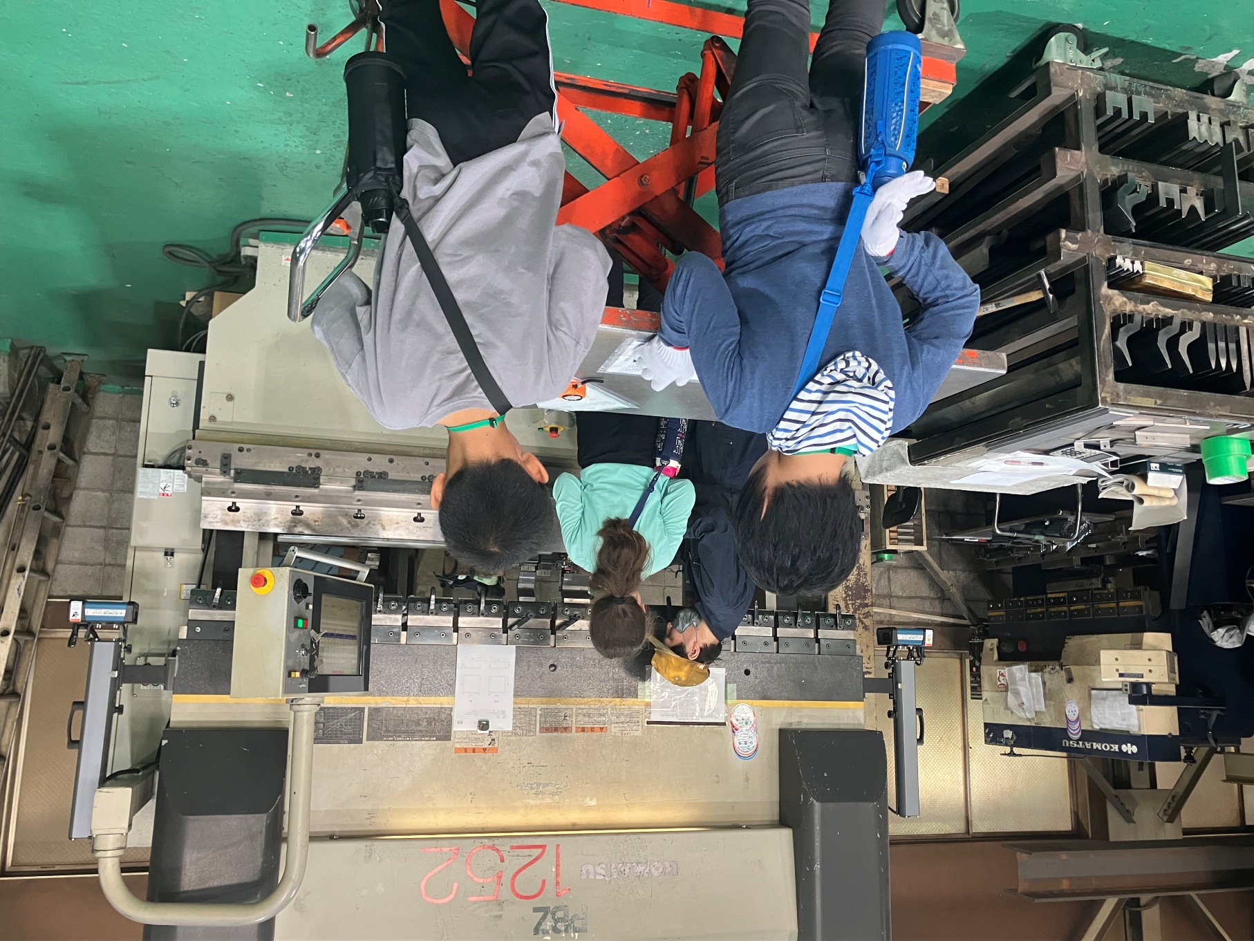 お仕事体験の様子