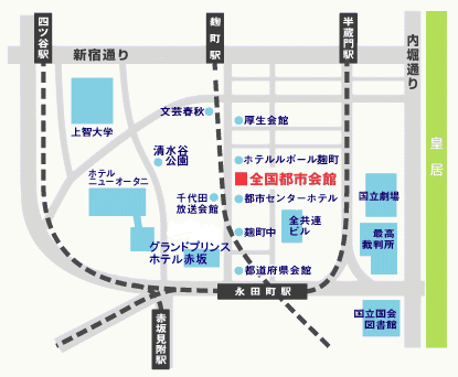 金沢市東京事務所の地図
