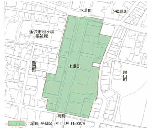 上堤町区域マップ