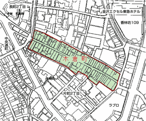 木倉町区域マップ