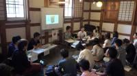 平成二十七年度金澤學生団体總会　Jr.summit vol.5 スクリーンに投影された映像を見る参加者