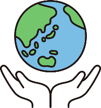 地球を両手で支える