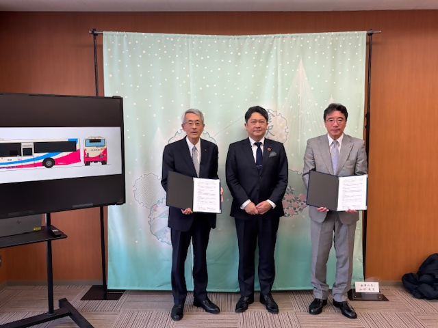 金沢ショッピングバスの利用促進に向けた協定締結