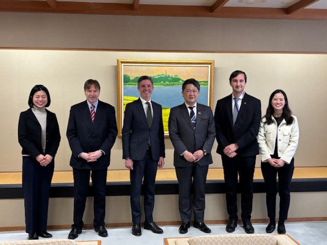 ベルギー王国のアントワン・エヴラー駐日大使が来訪