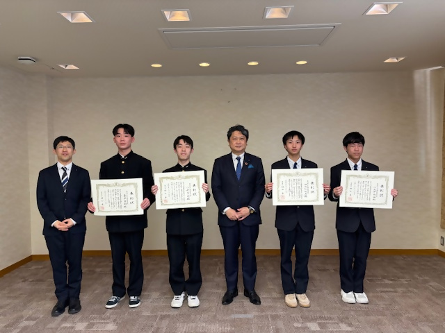 高校生技能士表彰式