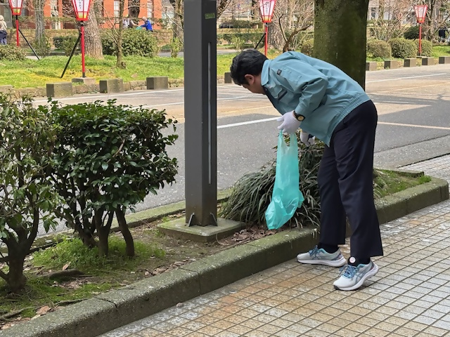 広坂通り等一斉清掃