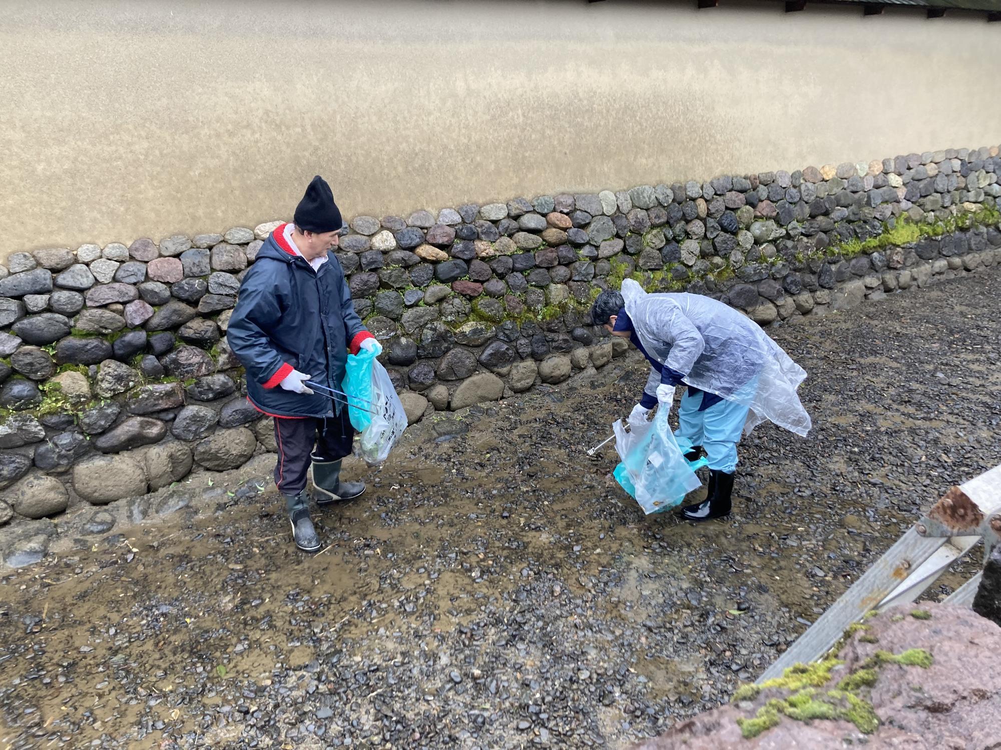 長町武家屋敷界隈の一斉清掃