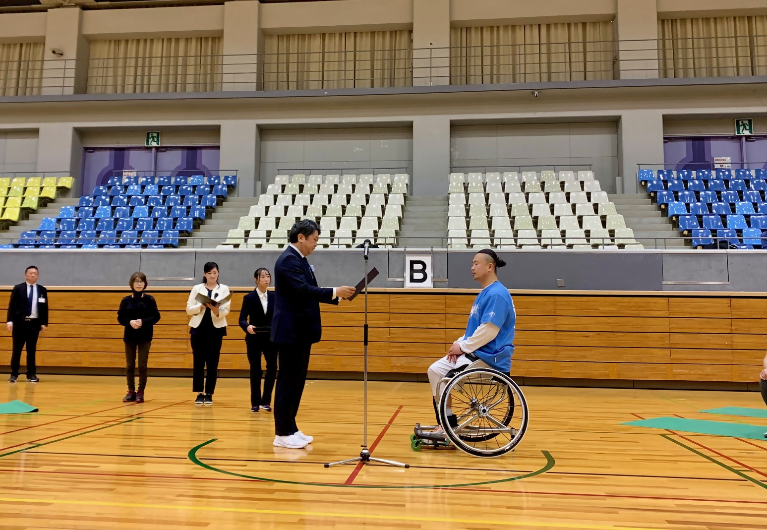 金沢市スポーツ大使委嘱状交付式