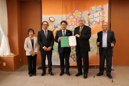 長坂台町会まちづくり協定締結式
