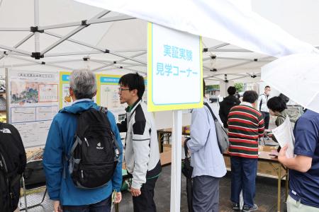 粟崎地区液状化対策見学会