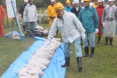 金沢市水防訓練