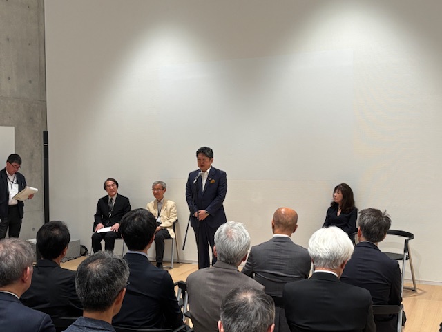 谷口吉郎・吉生記念金沢建築館の企画展のオープニングセレモニー