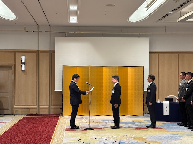 まちづくり事業および優良都市計画関係職員の表彰式