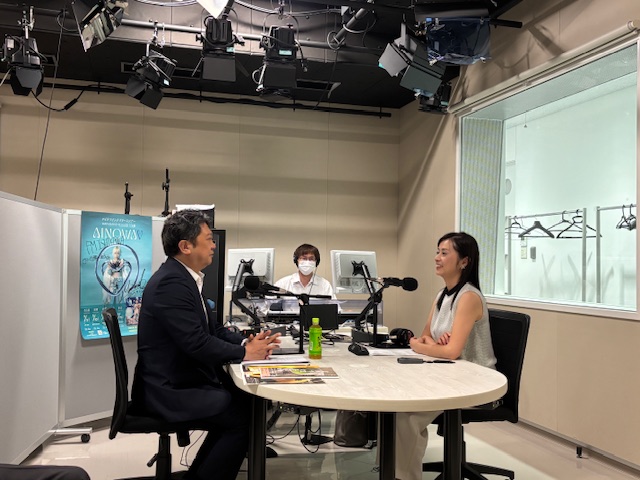 エフエム石川で「金沢市長 村山卓の"まちのオト"」の収録