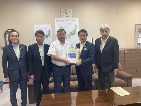 全国国営総合農地防災事業・直轄地すべり対策事業促進協議会の中央要望