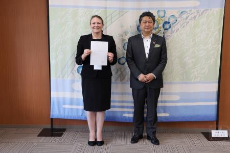 新たに国際交流員が着任しました