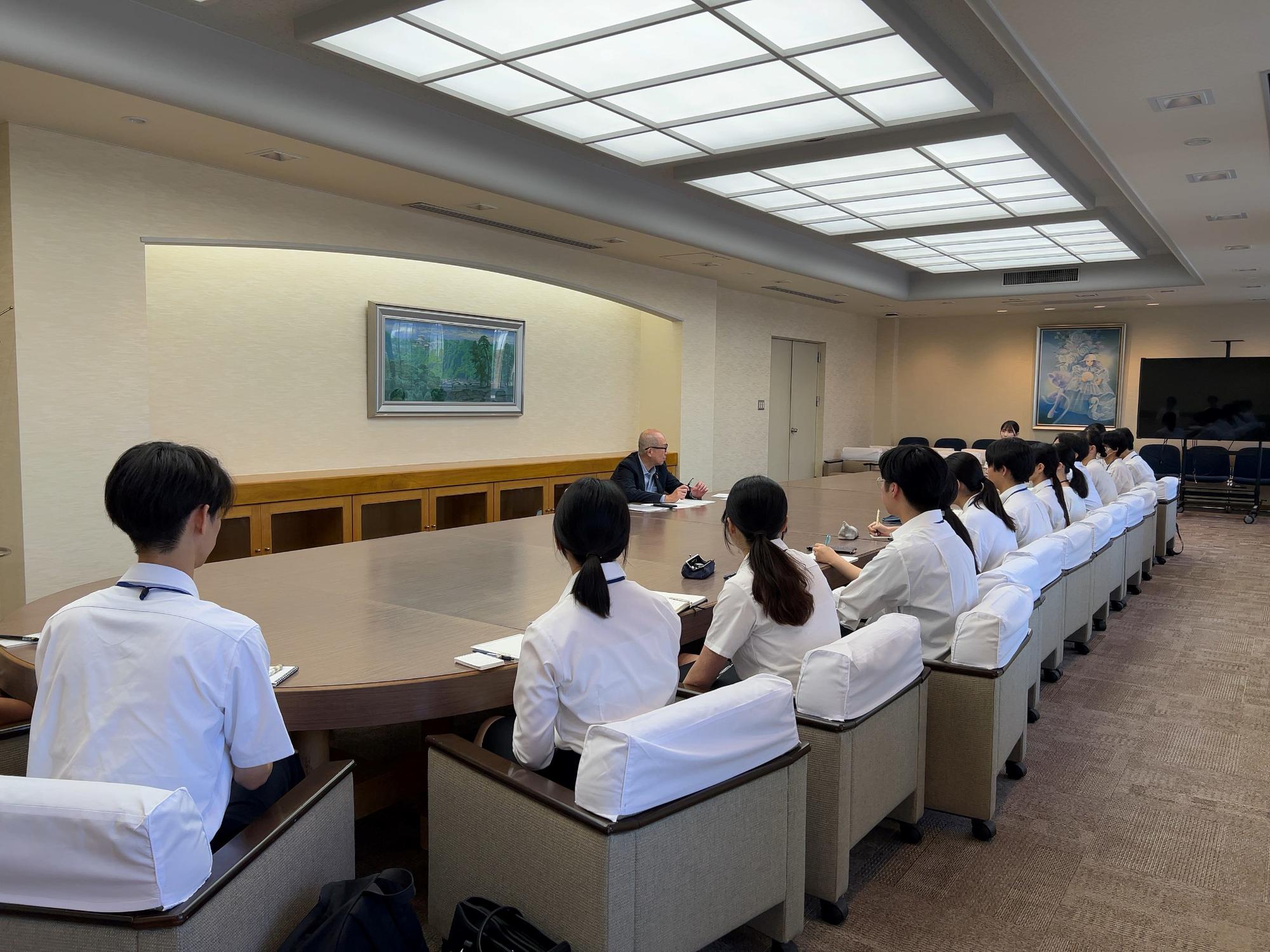 【副市長との懇談】