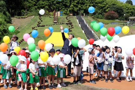 内川スポーツ広場「遊びの広場」が完成しました