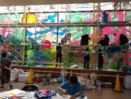 金沢市立病院でアートのワークショップを開催しました