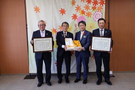 寄附感謝状贈呈式