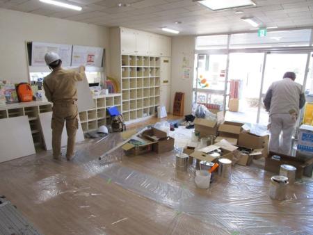 石川県塗装工業会の皆さんによる塗装ボランティア活動