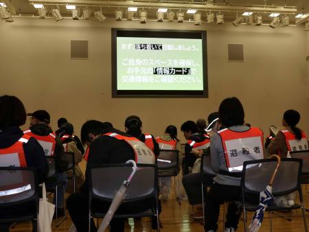 金沢駅帰宅困難者対策訓練を実施しました