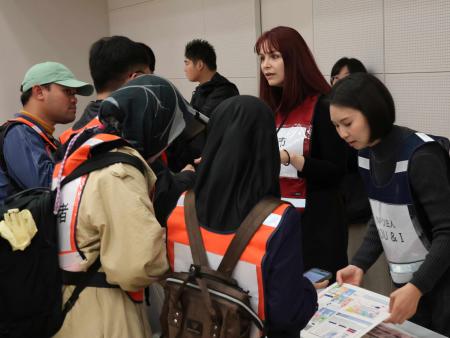 金沢駅帰宅困難者対策訓練を実施しました