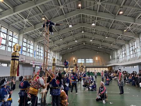 金沢子どもはしご登り教室演技披露式