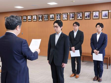 地域おこし協力隊委嘱状交付式