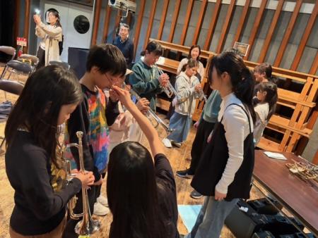 楽器体験会を開催しました