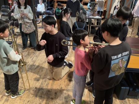 金沢ジャズアカデミー楽器体験会