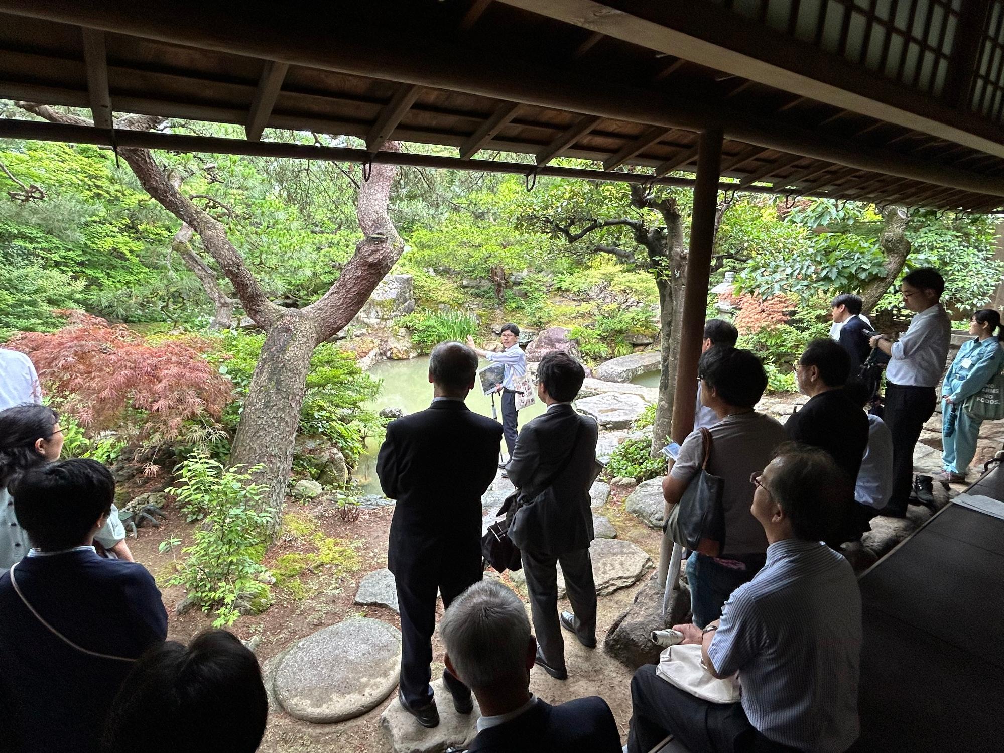 「文化財指定庭園保護協議会」庭園見学会