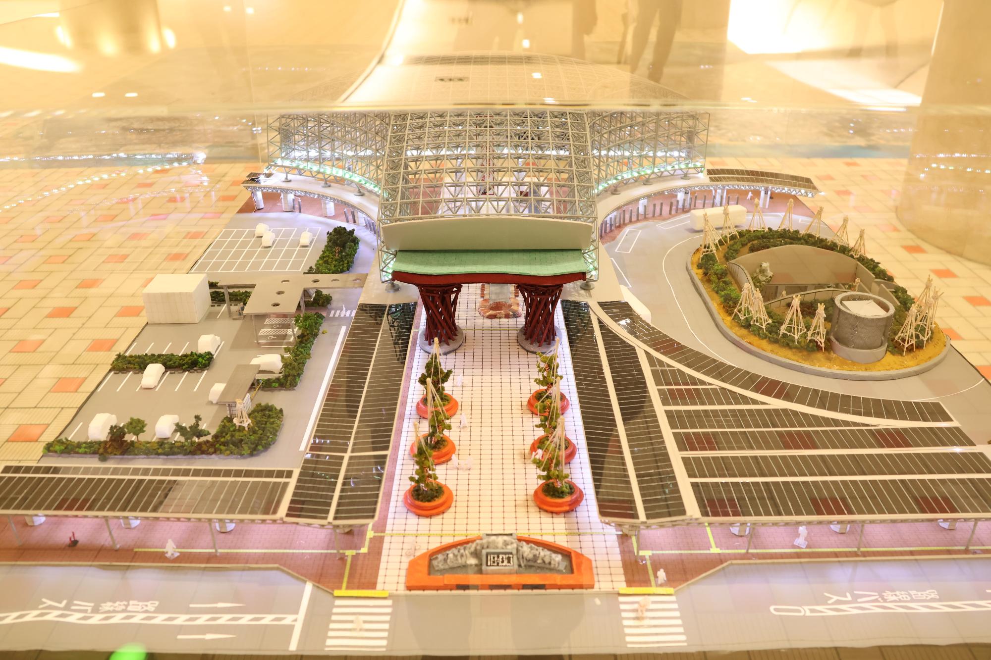 金沢駅東口模型