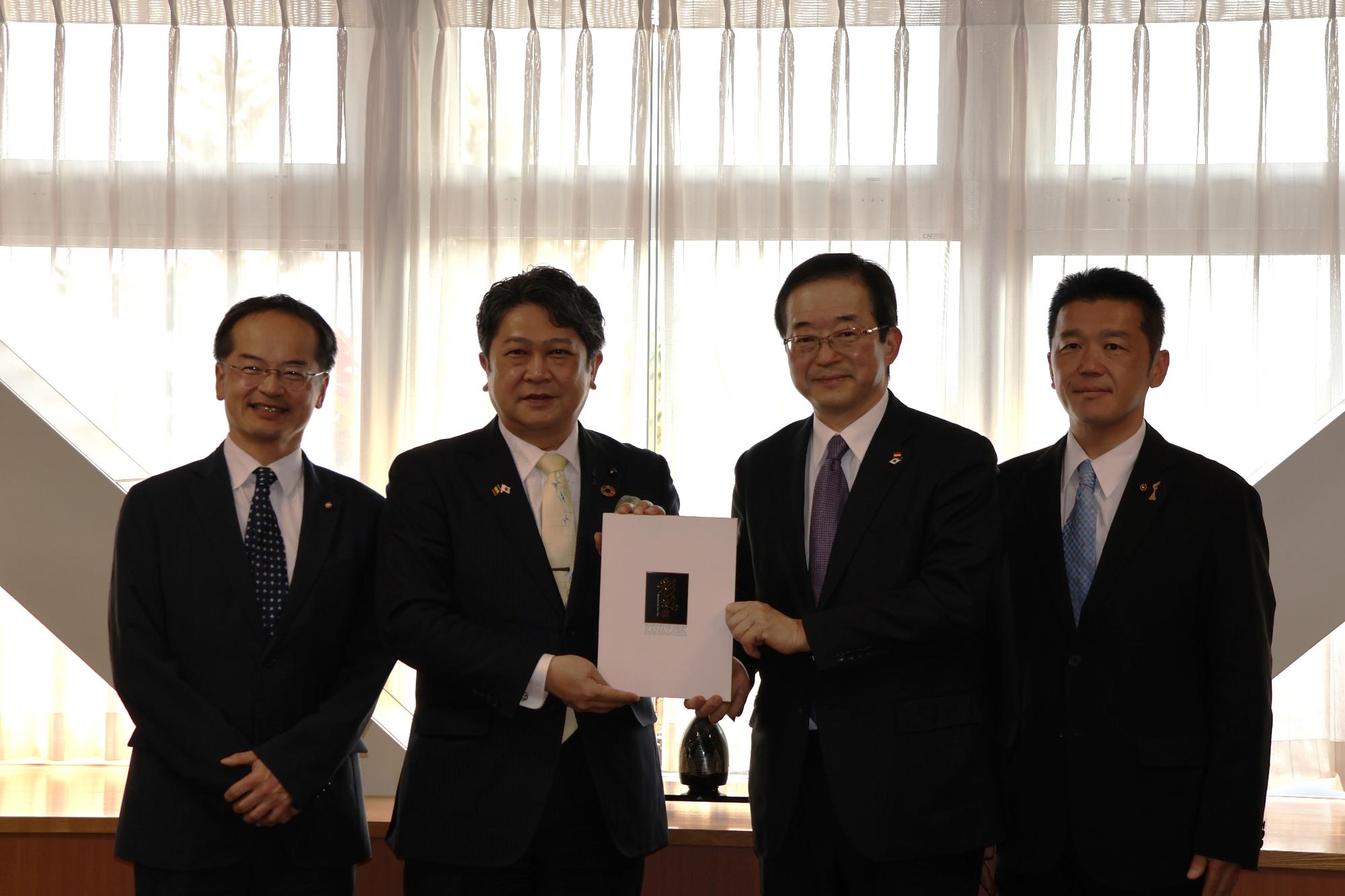 駐ベルギー日本国大使の表敬訪問