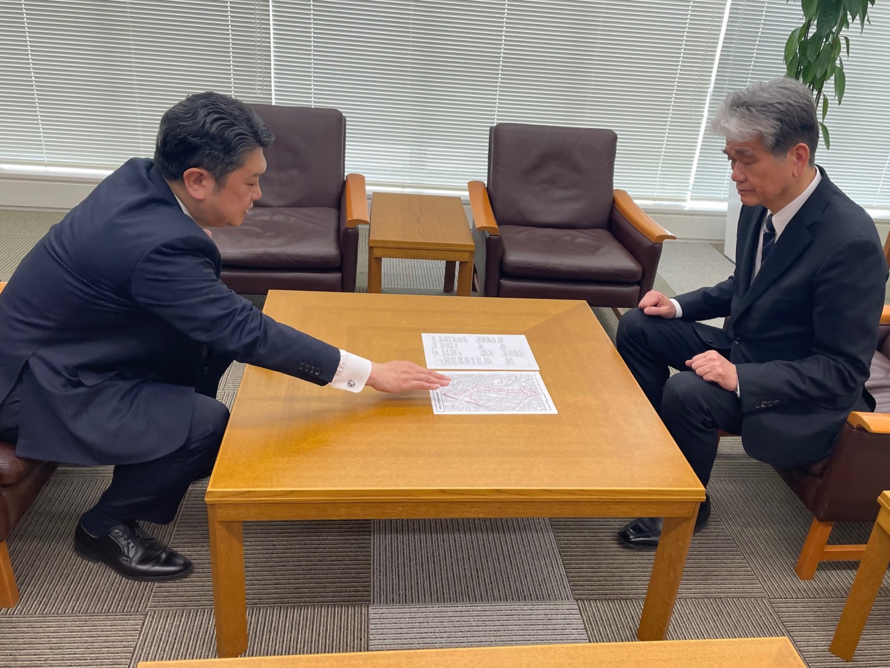 金沢都ホテル跡地整備に係る近鉄不動産社長との面談