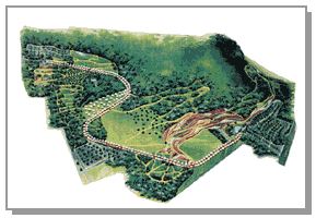 大乗寺丘陵公園の全体図