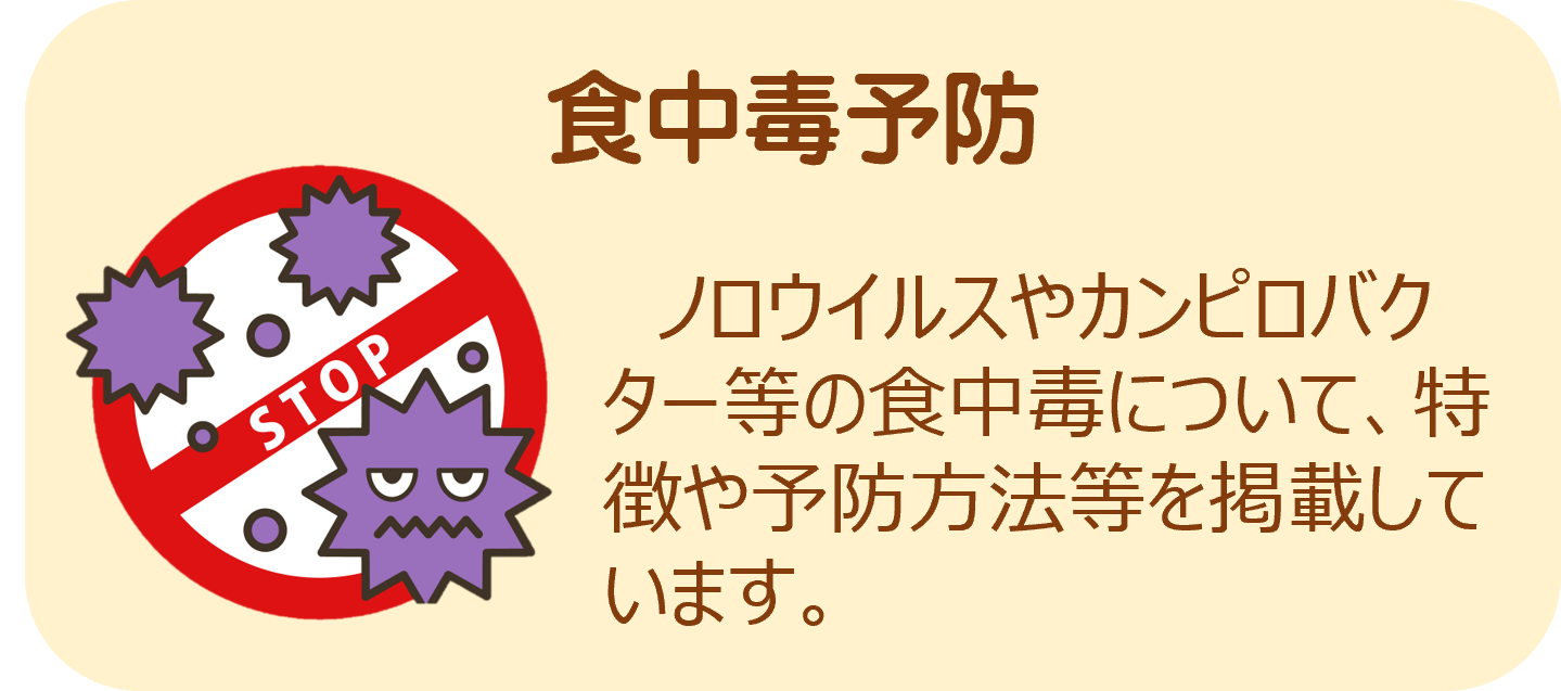 食中毒予防のアイコン画像