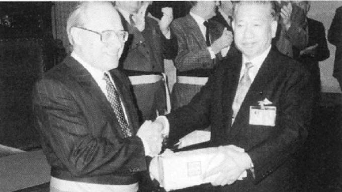 金沢市代表団(山出市長)提携20周年記念式典に参加