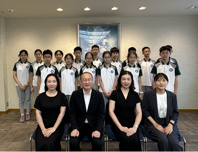 蘇州市青少年親善団が来訪