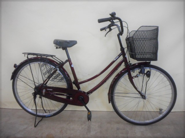 53.赤・自転車の画像