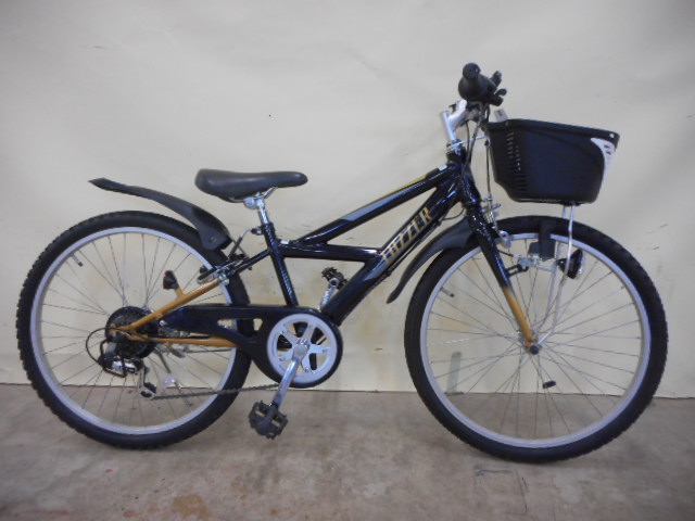 51.黒の自転車の画像