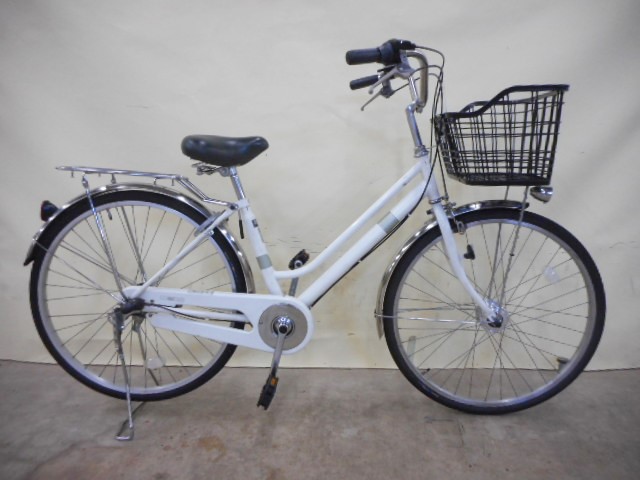 53.白・自転車の画像